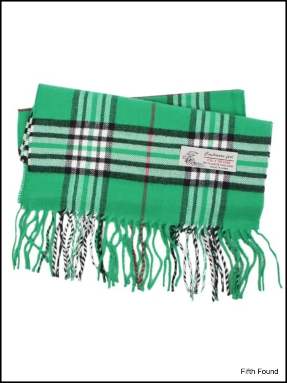 Unisex Tartan Plaid 100% Viscose Cashmere Feel Winter Scarf